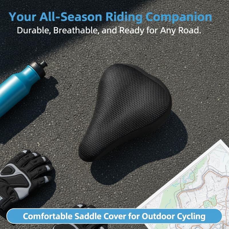 1개입 3D 소프트 자전거 안장 커버, 충격 흡수 기능 - Commuting With Road Bike 리뷰 및 가격
