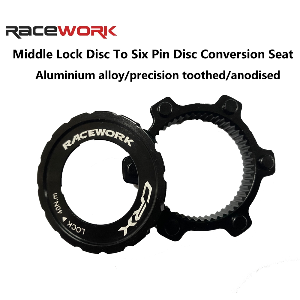 RACEWORK 센터락에서 6홀 어댑터로 변환 MTB  - Cycling Zones 리뷰 및 가격