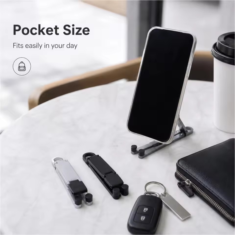 미니 키체인 접이식 휴대폰 뒷면 클립 스탠드 휴대용 조 - Kickstand Adjustable 리뷰 및 가격
