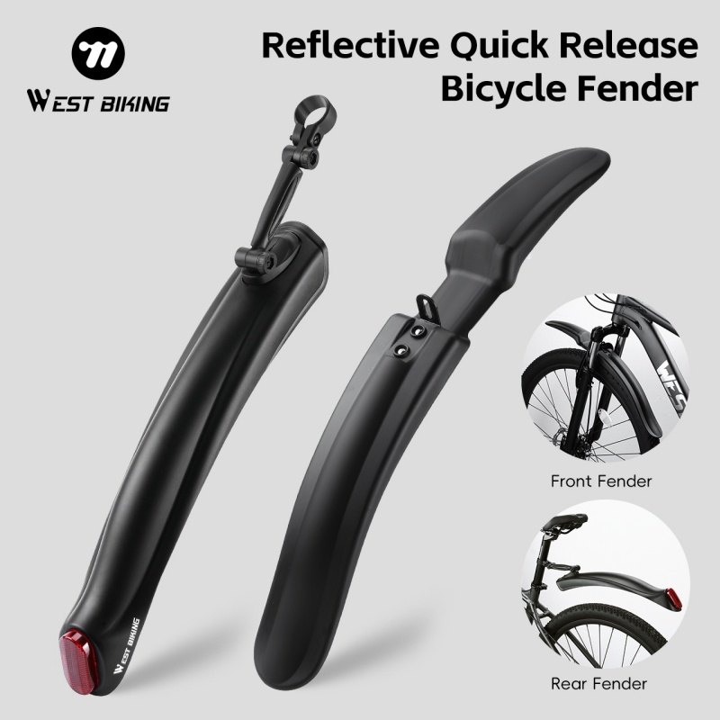 WEST BIKING 반사 자전거 머드 가드 퀵 릴리스 - Fender Mudguard Set 리뷰 및 가격